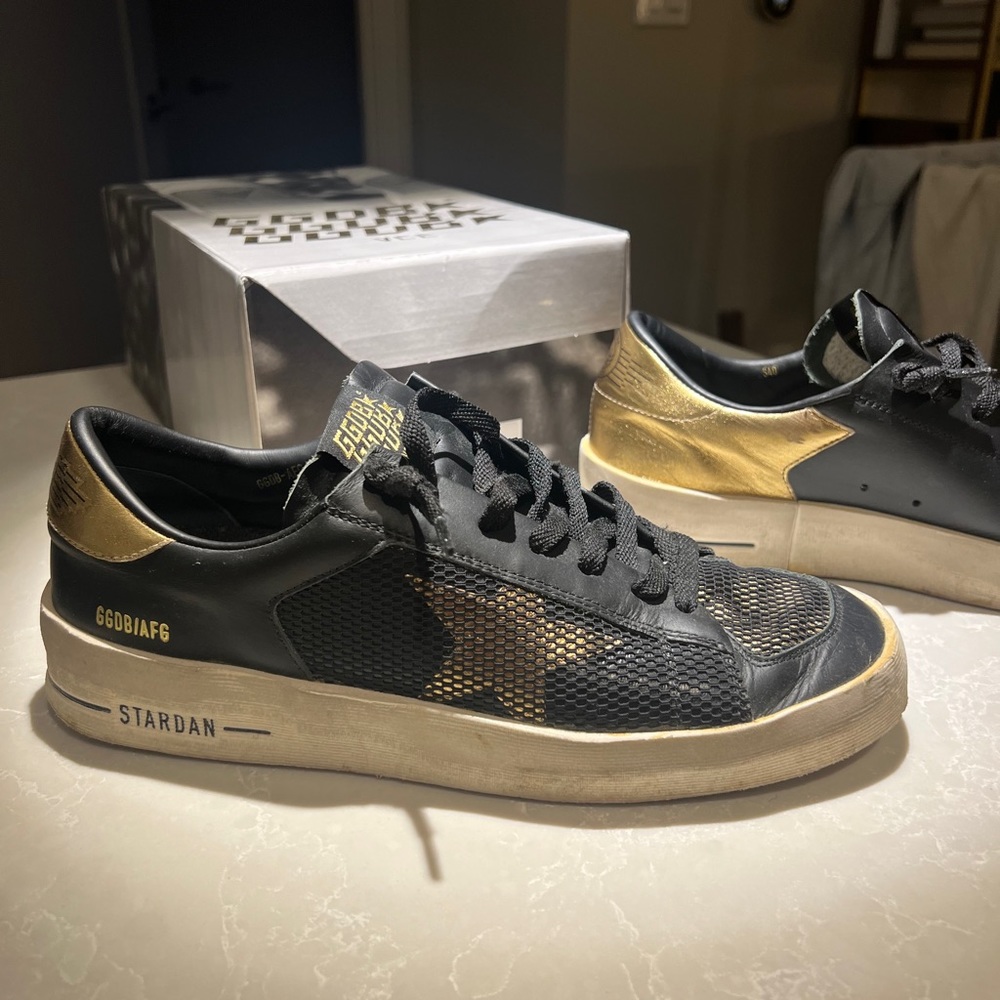 Golden Goose Stardan Sneakers Gold/Black